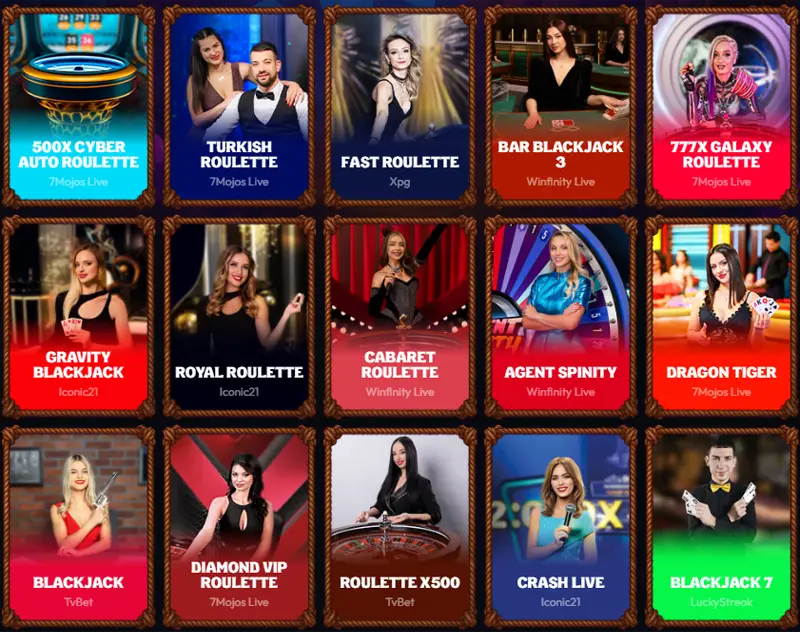 casino live sur WILDY