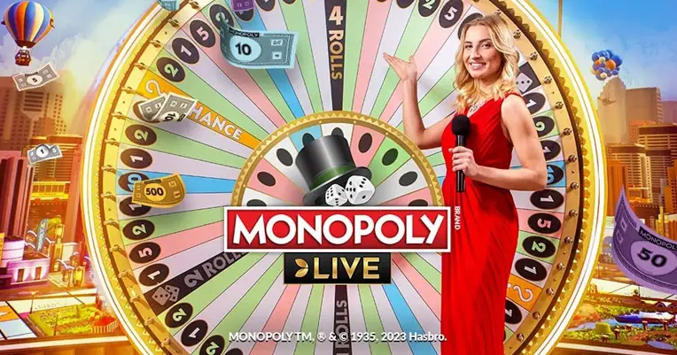 monopoly live de evolution gaming